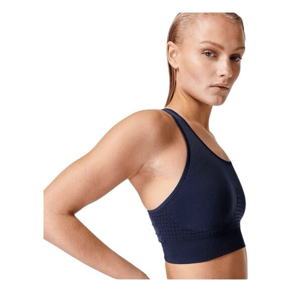 Sweaty Betty Stamina Sports Bra Navy Blue L - Picture 3 of 15